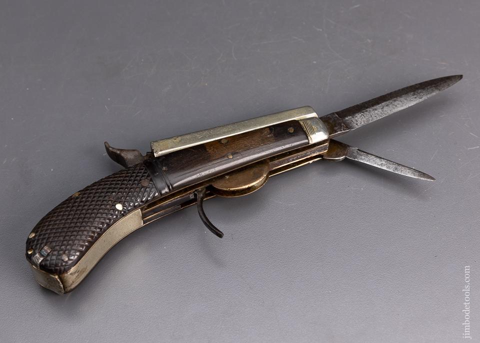 Incredible UNWIN & RODGERS PATENT 25 Caliber Knife and Pistol - EXCELSIOR 95952