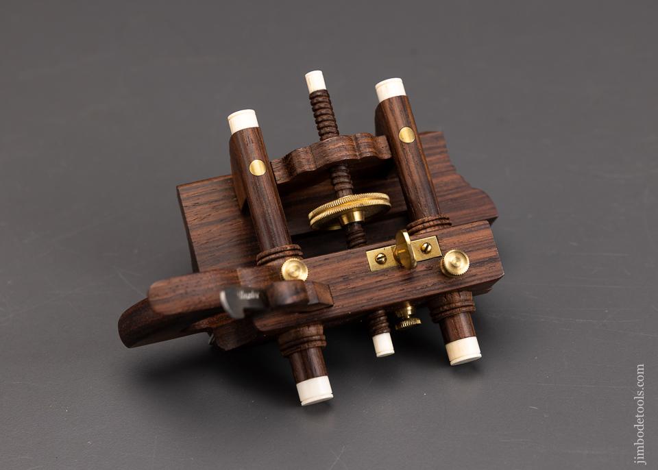 MINIATURE Rosewood SANDUSKY Center Wheel Plow Plane by PAUL HAMLER - EXCELSIOR 95978