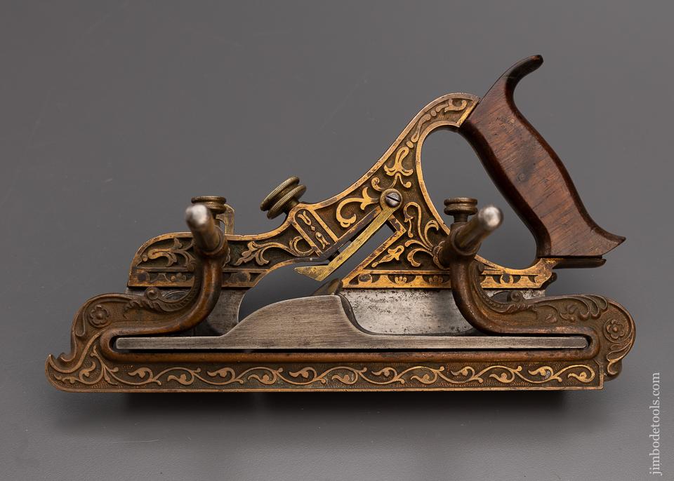 Gorgeous STANLEY MILLERS PATENT No. 42 GUNMETAL Plow and Filletster Plane - EXCELSIOR 97262