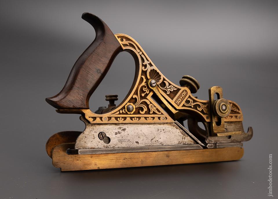 Gorgeous STANLEY MILLERS PATENT No. 42 GUNMETAL Plow and Filletster Plane - EXCELSIOR 97262