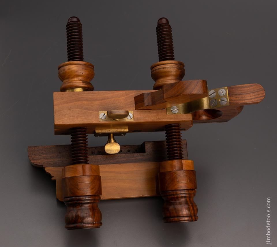 Gorgeous E.W. CARPENTER Plow Plane in Applewood & Rosewood by JIM LEAMY - EXCELSIOR 98926