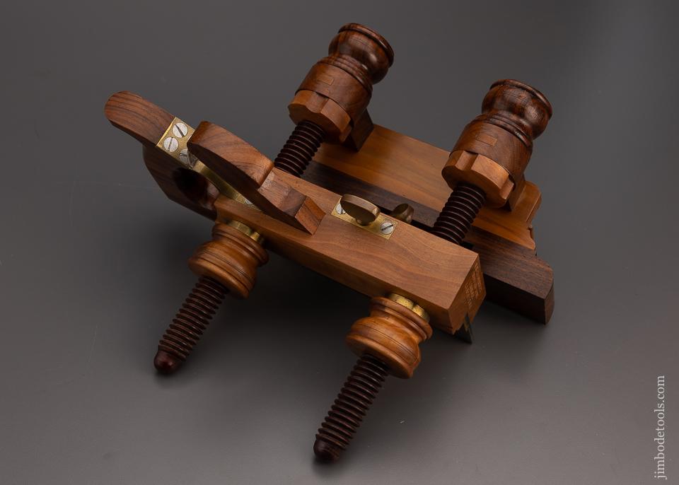 Gorgeous E.W. CARPENTER Plow Plane in Applewood & Rosewood by JIM LEAMY - EXCELSIOR 98926