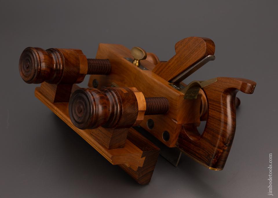 Gorgeous E.W. CARPENTER Plow Plane in Applewood & Rosewood by JIM LEAMY - EXCELSIOR 98926