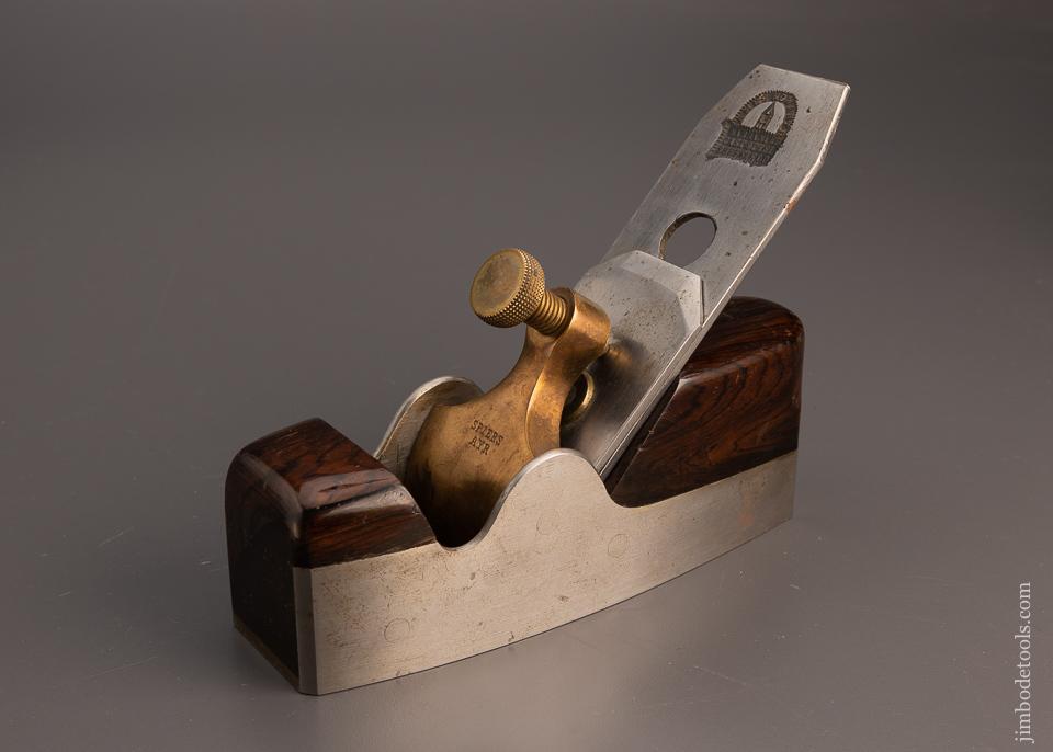 Mint! Phenomenal! SPIERS Dovetailed Steel and Rosewood Smooth Plane - EXCELSIOR 99268