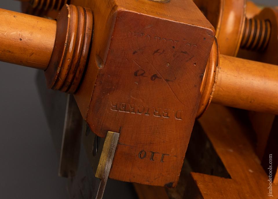 Gorgeous and Fine OHIO TOOL CO. No. 110 Boxwood Center Wheel Plow Plane - EXCELSIOR 99790