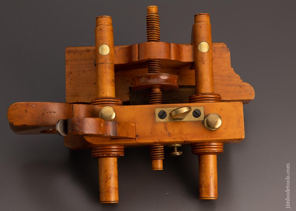 Gorgeous and Fine OHIO TOOL CO. No. 110 Boxwood Center Wheel Plow Plane - EXCELSIOR 99790