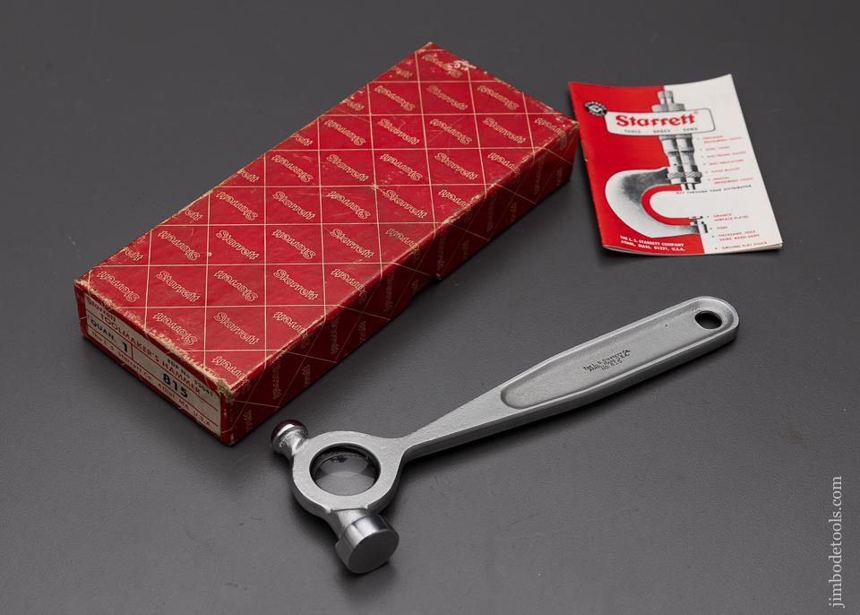 STARRETT No. 815 Toolmaker’s Hammer Mint in Box - 100821