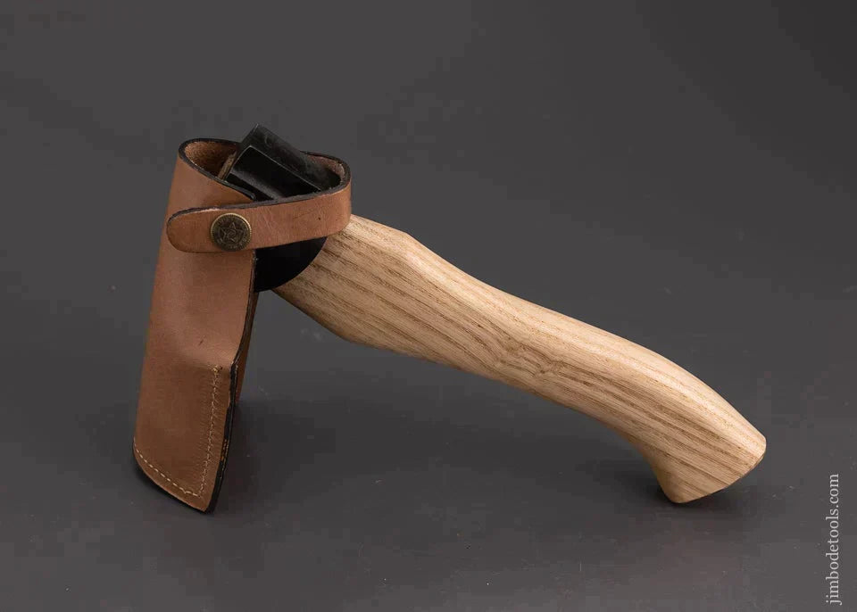 Mint Unused Small Chair Maker's Adze Carving Adze with Sheath * 100942M