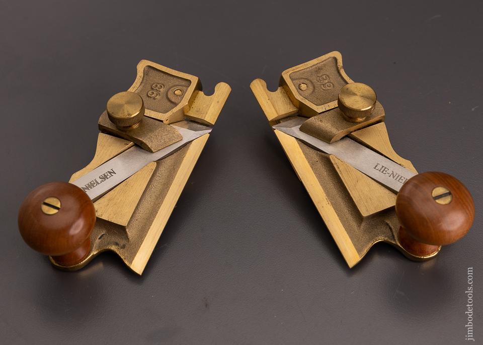 LIE NIELSEN No. 98 & 99 Side Rabbet Planes Mint in Box - 100996