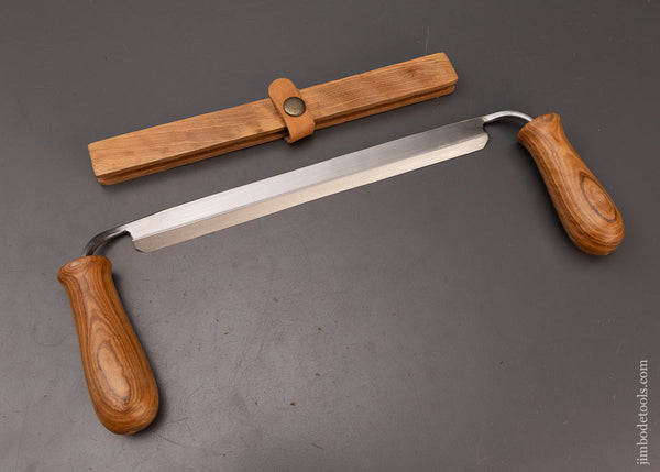 Nasty Sharp 10 Inch Draw Knife Dead Mint in Box Unused * 101696M