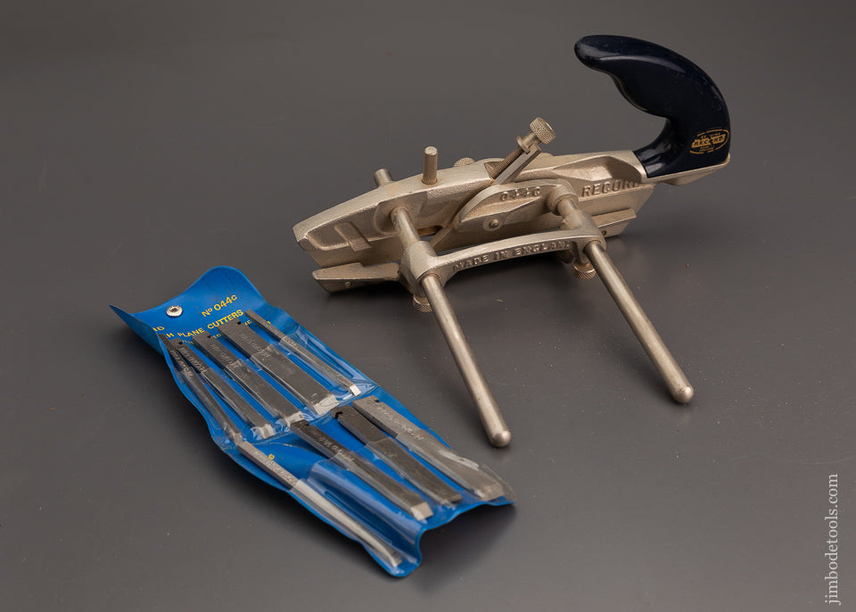 RECORD No. 044C Plough Plane Mint with 9 Cutters - 102110