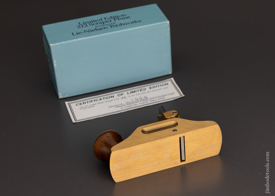 LIE NIELSEN No. 212 Scraper Plane Dead Mint in Box LIMITED EDITION - 103147