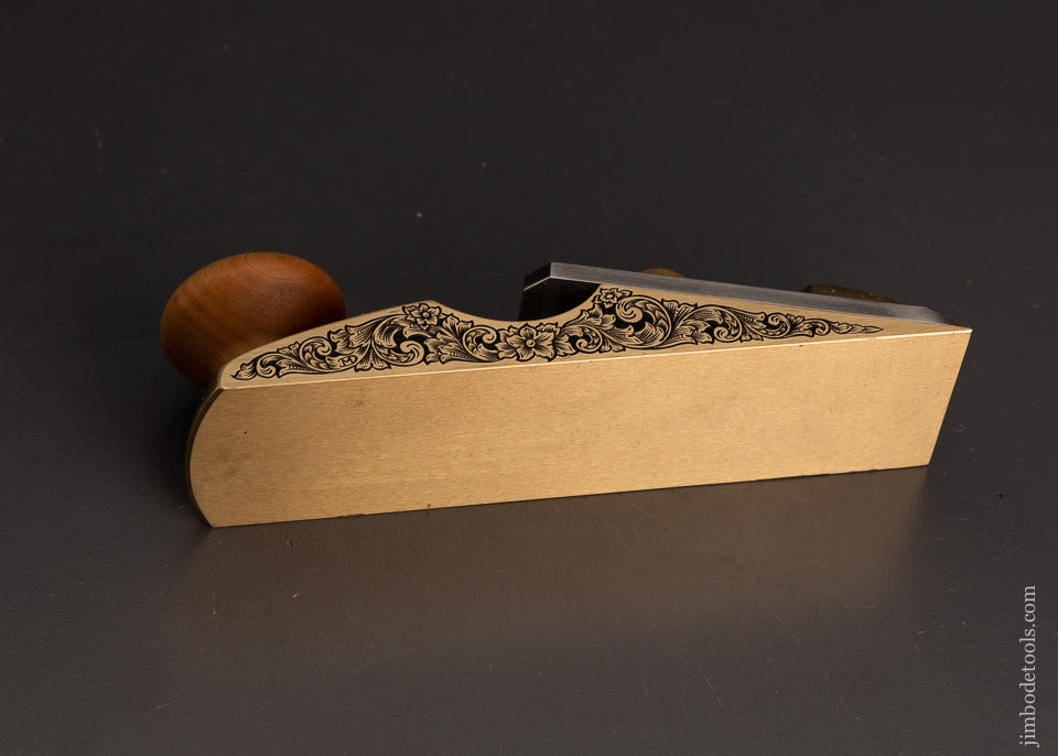 Spectacular LIE NIELSEN No. 97 1/2 Plane Lavishly Engraved by MIKHAIL DAVYDOV - 103622