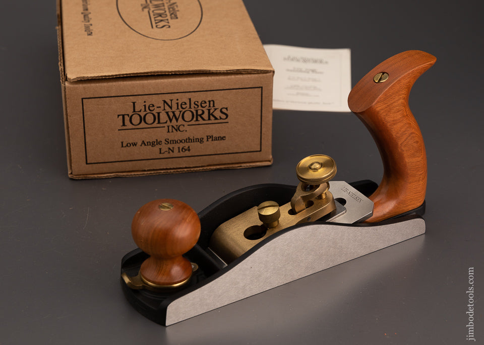 LIE NIELSEN L-N 164 Low Angle Smooth Plane in Box - 103760