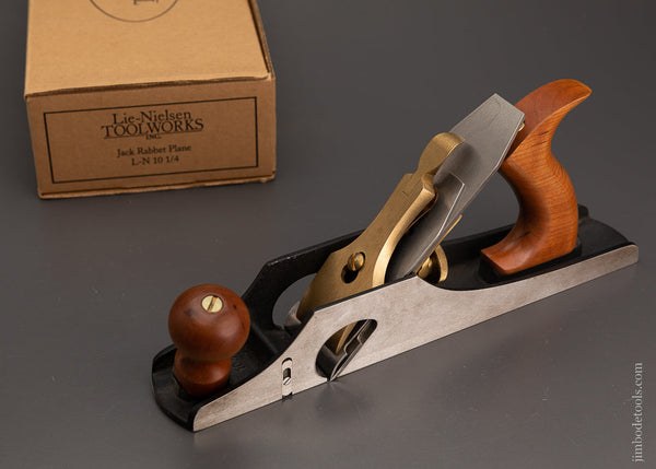 LIE NIELSEN No. 10 1/4 Tlit Handle Rabbet Plane Unused in Original Box - 104058