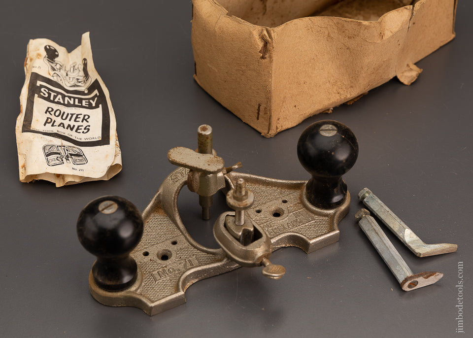 Jim Router STANLEY No. 71 Router Plane -- 104143 – Jim Bode Tools
