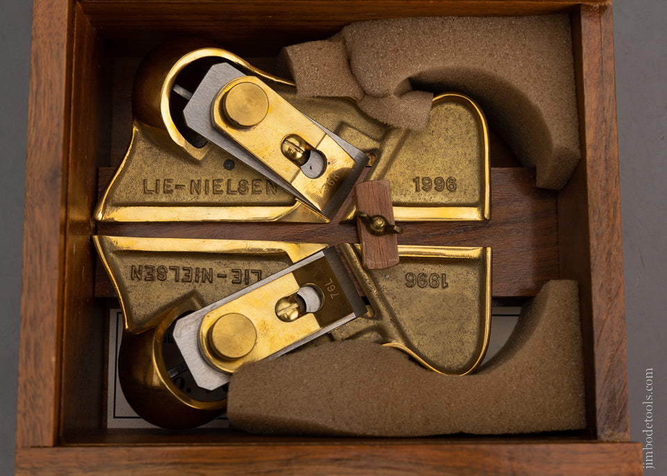 LIE NIELSEN No. 95 Matched Set Edge Trimming Block Planes Mint in Box LIMITED EDITION - 104675