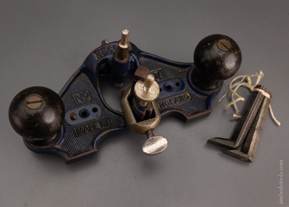 100% Complete RECORD No. 071 Router Plane -- 104752 – Jim Bode Tools