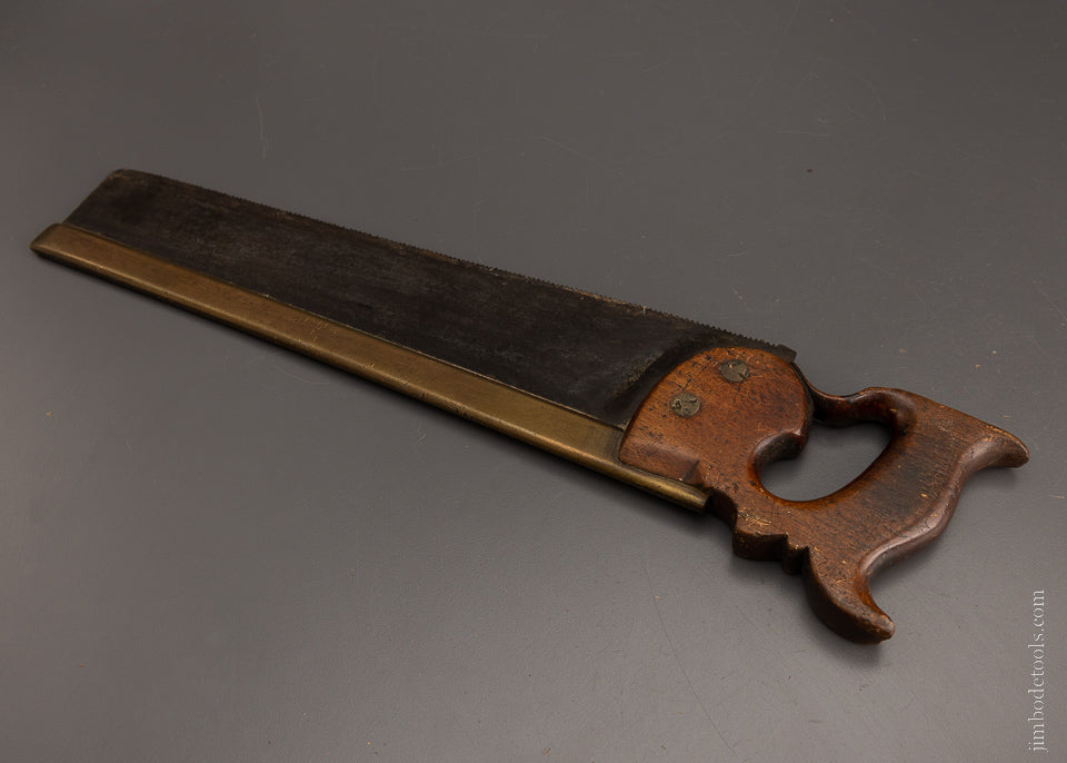 Early Brass Back Tenon Saw by I. PAGDIN 1828-41 - 105813