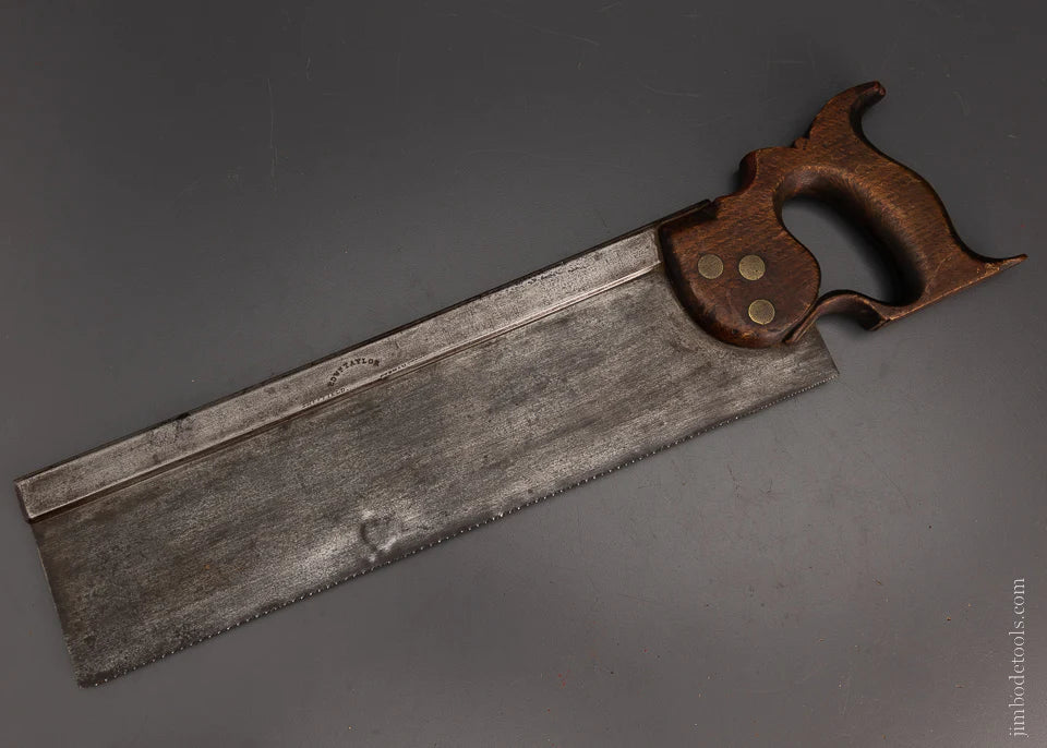 Early EDWIN TAYLOR 1829-39 Tenon Saw 14 Inch - 105828