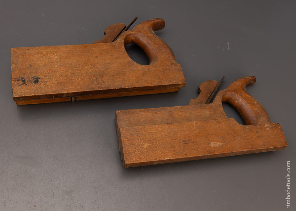Extra Fine Pair of 7/8 Inch Handled Tongue & Groove Planes BENSON & CRANNELL - 105892