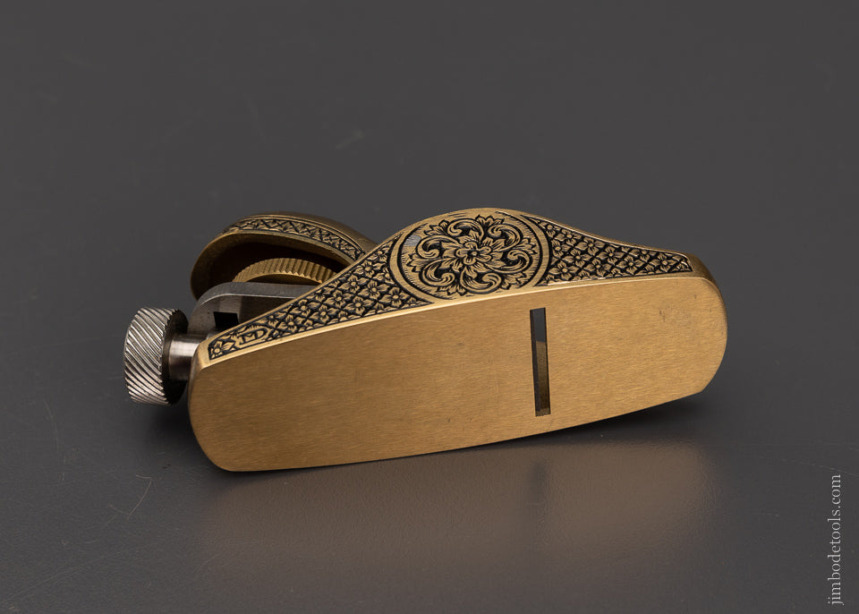 Pretty Adjustable No. 101 Bronze Block Plane Engraved by MIKHAIL DAVYDOV - 106104