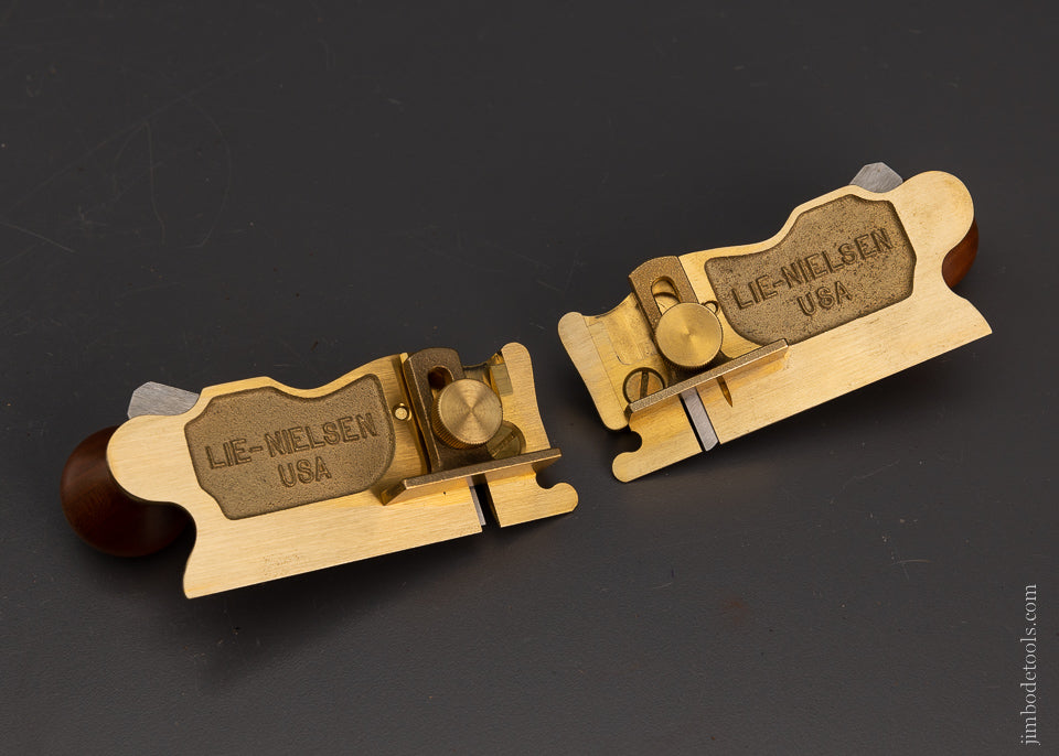 DISCONTINUED LIE NIELSEN No. 98 & 99 Side Rabbet Planes Mint in Box - 106445