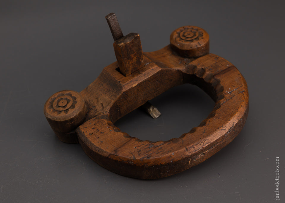 Beautiful Ornately Carved 18th Century Router Plane - 106612