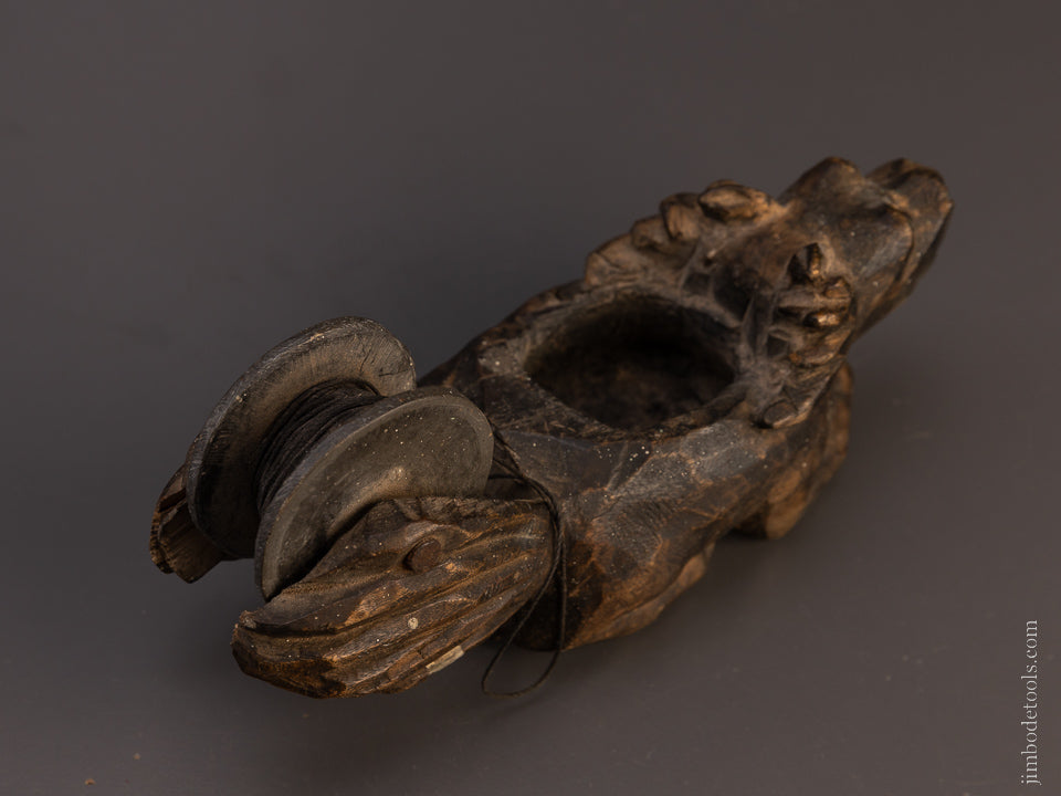 Ornately Carved Sumitsubo Japanese Ink Line - 106796