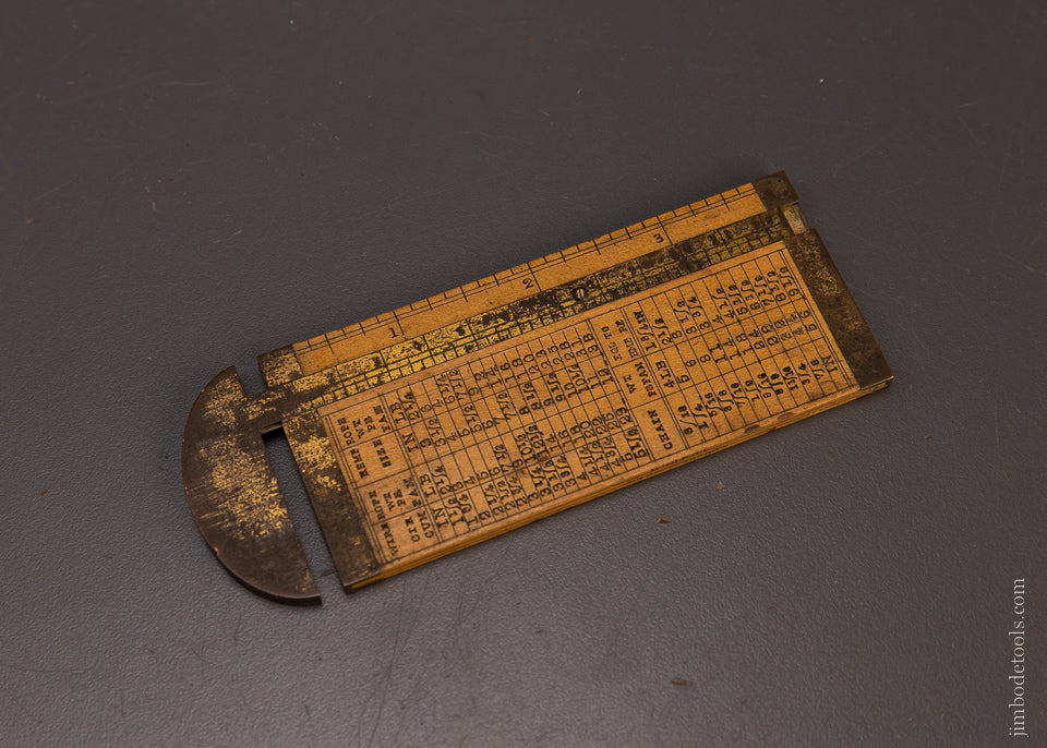 Extra Fine HUGHS & SON Rope Caliper Rule - 107016