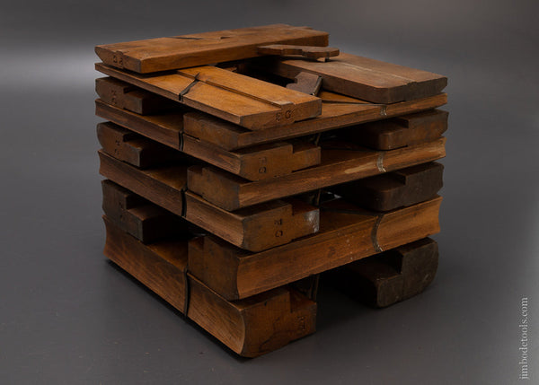 G.W. DENISON & CO. Set of 14 Hollow & Round Planes - 107213