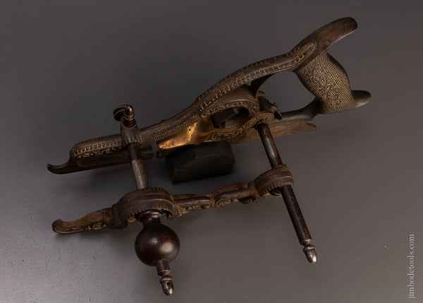 Magnificent MILLERS 1872 PATENT No. 50 Ornate Plow Plane * EXCELSIOR 1 ...