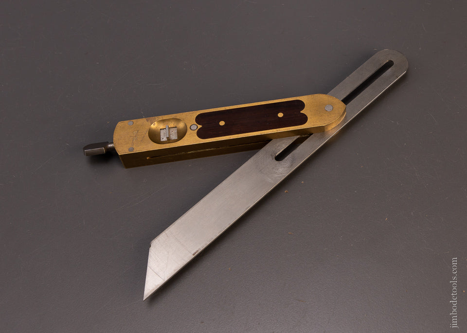 Minty 9 Inch ST. JOHNSBURY Bevel in Brass & Rosewood by Superior Works - 107454