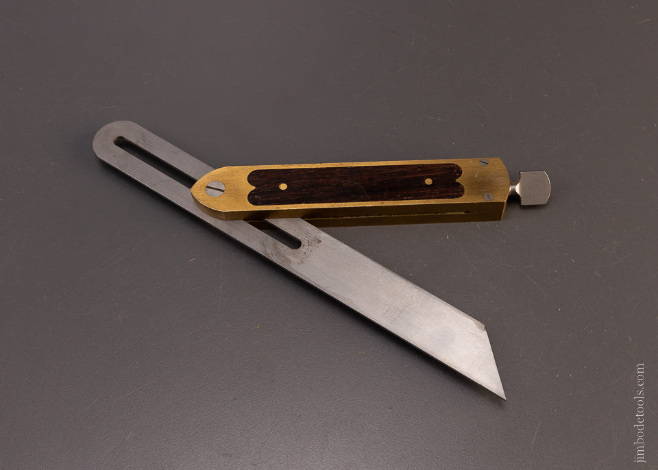 Minty 9 Inch ST. JOHNSBURY Bevel in Brass & Rosewood by Superior Works - 107454
