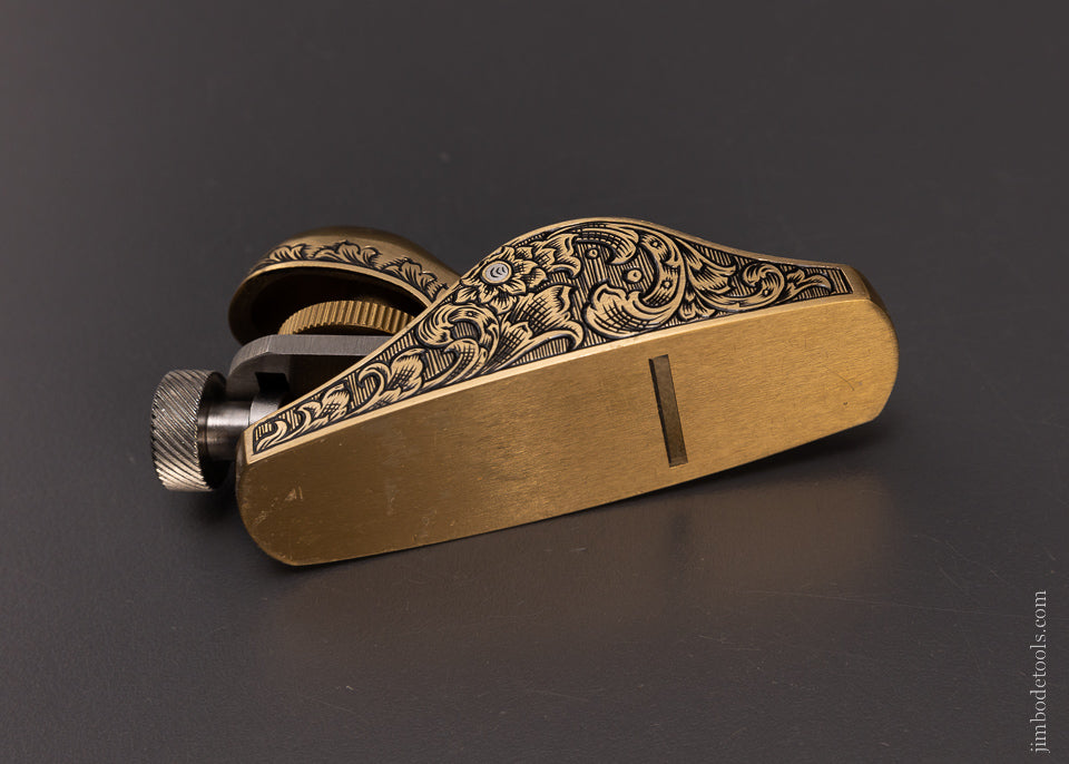 Pretty Adjustable No. 101 Bronze Block Plane Engraved by MIKHAIL DAVYDOV - 107760