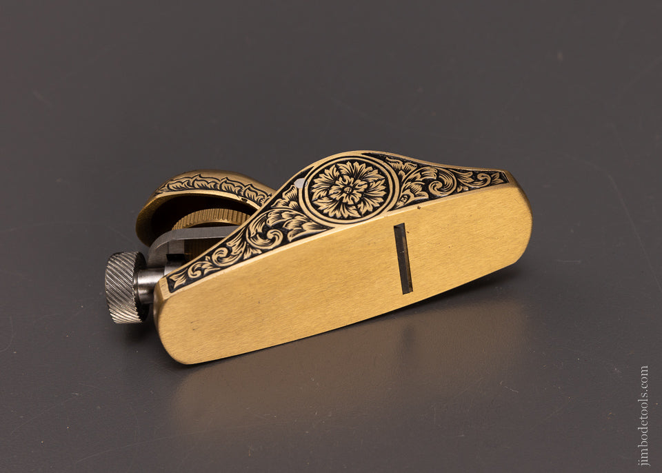 Pretty Adjustable No. 101 Bronze Block Plane Engraved by MIKHAIL DAVYDOV - 107761