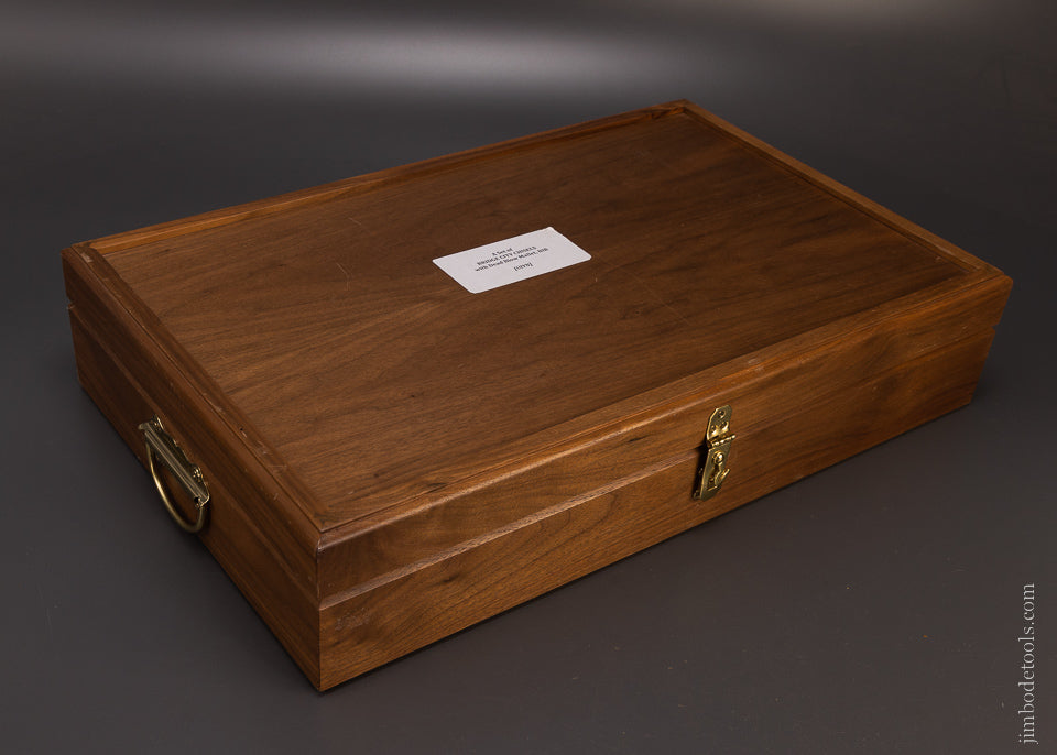 BRIDGE CITY TOOL WORKS CT-13 Nine Piece Chisel Set in Original Walnut Presentation Box - EXCELSIOR 107824