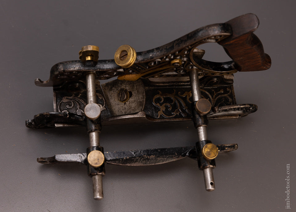 Very Crisp & Fine STANLEY No. 41 MILLERS PATENT Ornate Plow & Filletster Plane - 107865