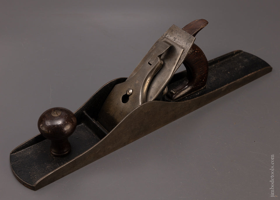 Exceptional Premium STEERS PATENT Bench Plane with Rosewood Strips - 107884