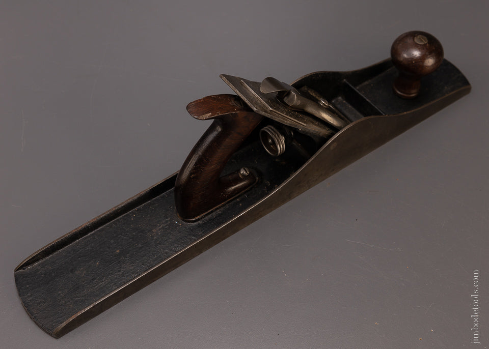 Exceptional Premium STEERS PATENT Bench Plane with Rosewood Strips - 107884