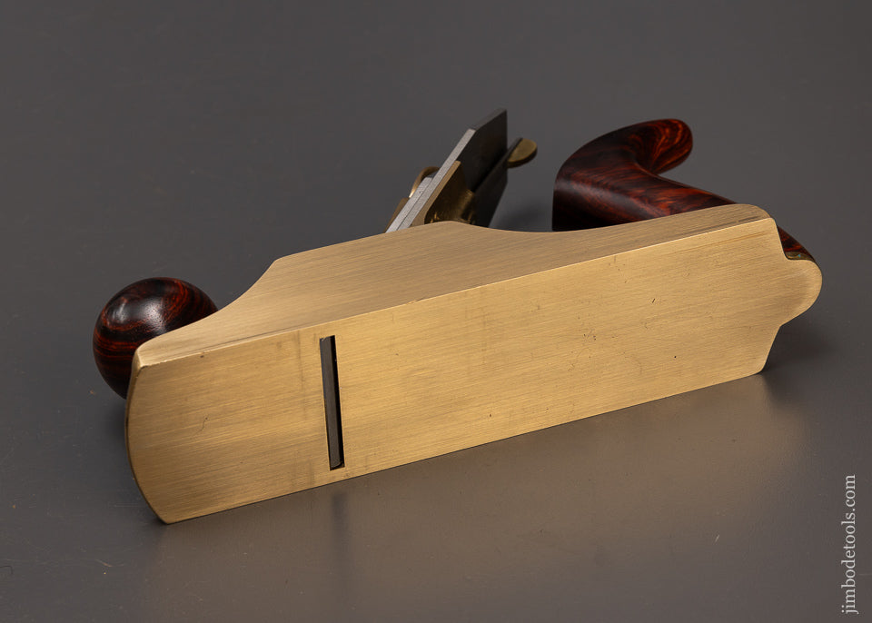 LIE NIELSEN No. 4 Bronze Smooth Plane with Cocobolo Handles & 50° York Pitch Frog - 108191