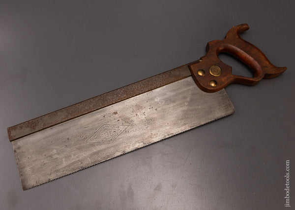 Fine SHAPLEIGH HARDWARE Diamond Edge No. 125 Tenon Saw - 108251