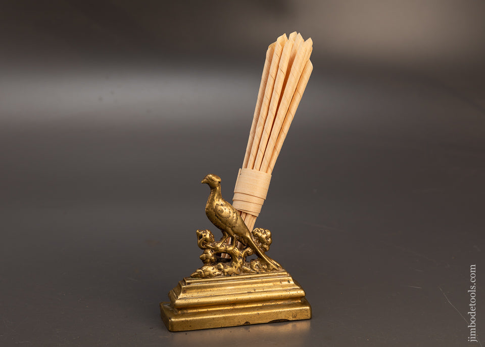 5 Inch Brass Mantle Top Spill Holder - 108447