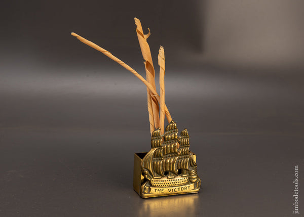 Awesome Brass Mantle Top Spill Holder - 108451