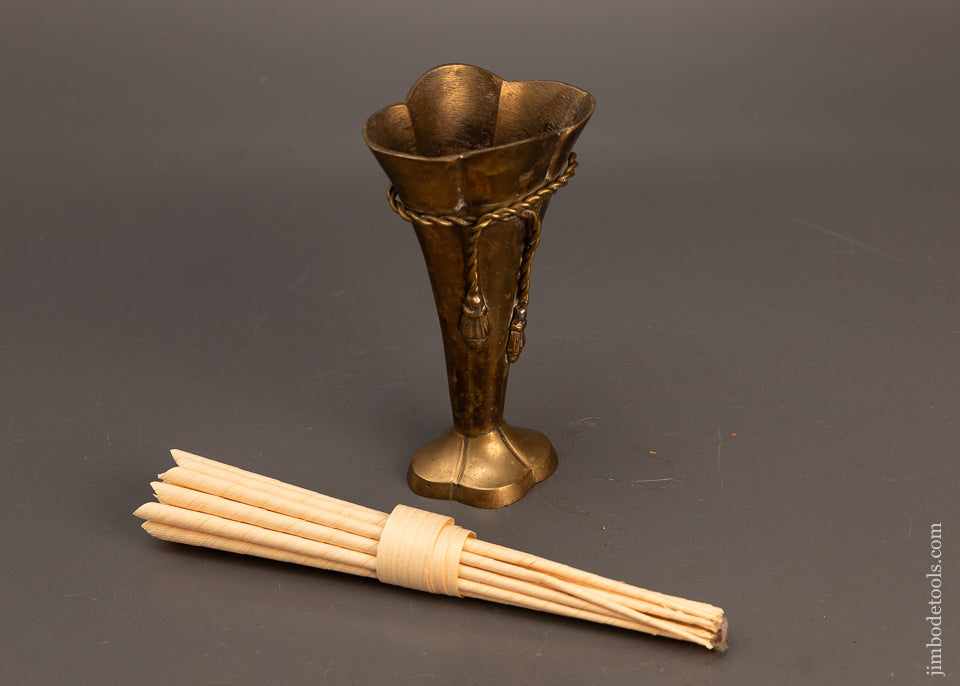 6 Inch Brass Mantle Top Spill Holder - 108466