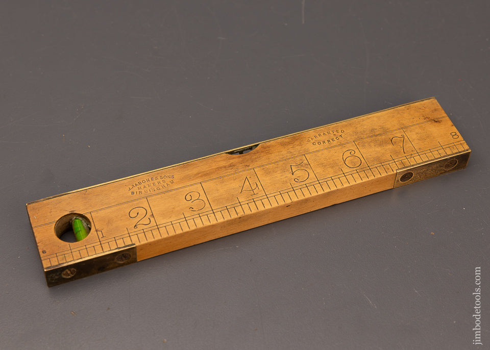 8 Inch Boxwood Combination Rule & Level by RABONE Fine - 108473