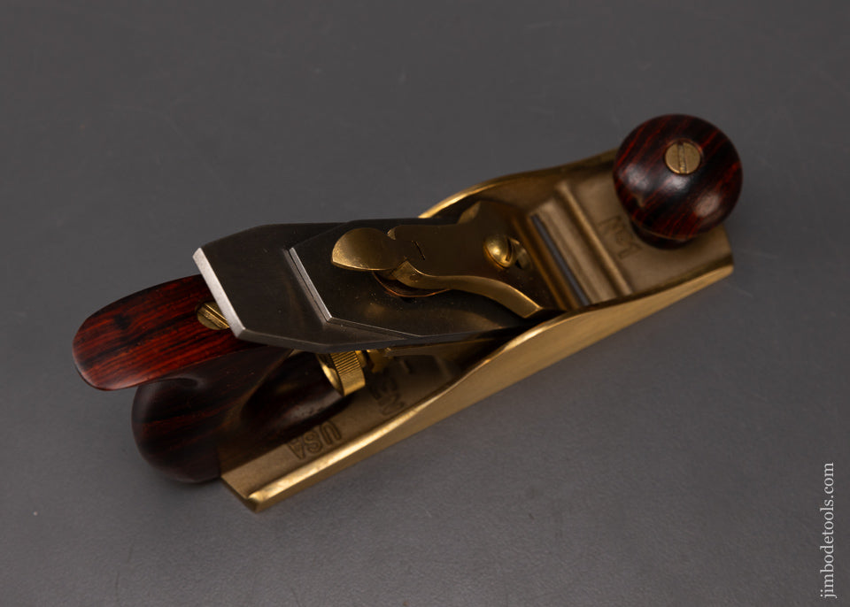 Rare LIE NIELSEN Bronze No. 1 Smooth Plane with COCOBOLO Handles - 108726