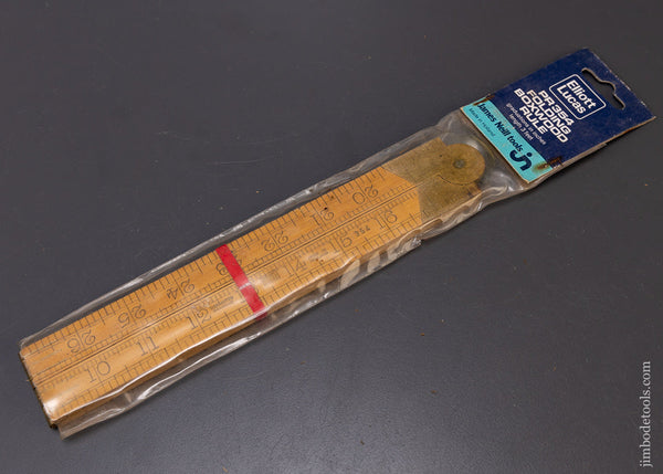 Dead Mint in Package ELLIOT LUCAS 36 Inch Boxwood Folding Rule No. 354 - 108754
