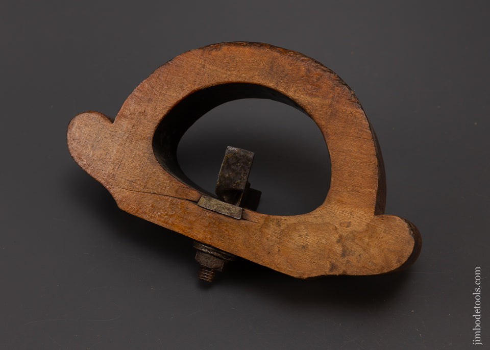 Wood Router History Early Carved Wooden Router -- 109043 – Jim Bode Tools