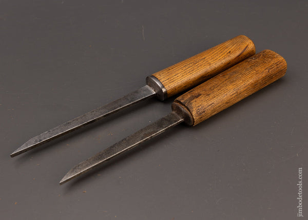 3/16 & 1/8 Inch Pig Sticker Mortise Chisels - 109170